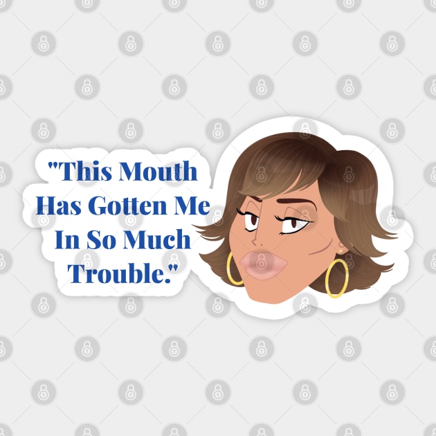 Lisa Rinna Sticker by ColeDrawsStuff